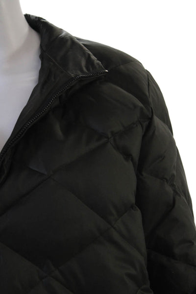 Banana Republic Women Quilted Puffer Jacket Black Size S