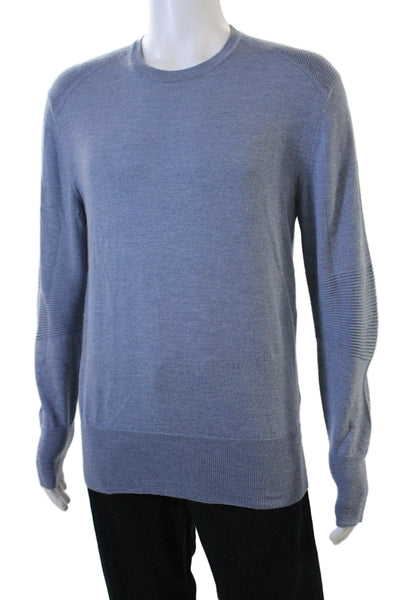 Belstaff Mens Pullover Wool Crew Neck Gray Sweater Long Sleeve Size XL