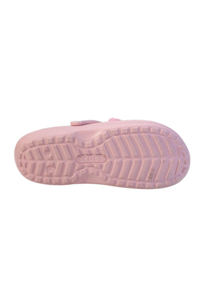 Crocs Womens Casual Round Toe Flat Slip-On Clogs Solid Pink Size 11
