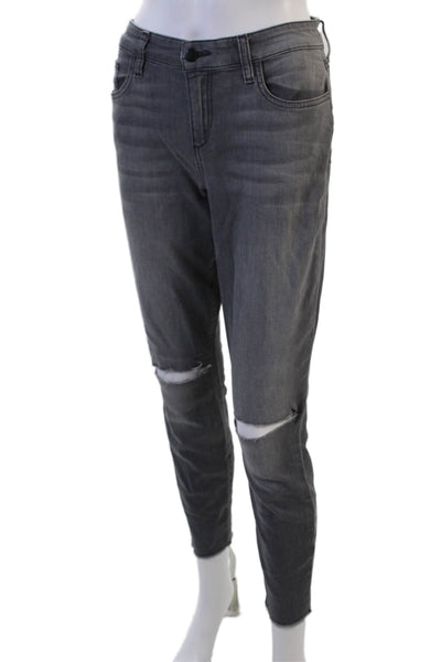 Joes Womens Ankle Cropped Skinny Gray Jeans Size 29