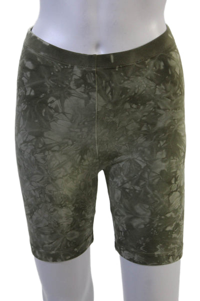 Cotton Citizen Unisex Biker Shorts Camouflage Green Size S