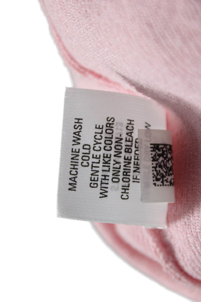 Nordstrom Women Basic Pink Short Sleeve Round Neck T-Shirt Size S