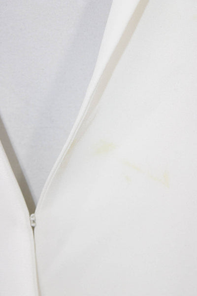 Derek Lam Womens White Collared Long Sleeve Blazer Size 6