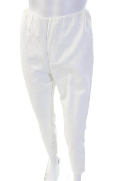 Rag & Bone Women White Ankle Dress Pants Cotton Zip Size 4