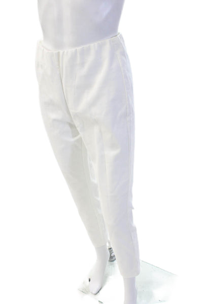 Rag & Bone Women White Ankle Dress Pants Cotton Zip Size 4