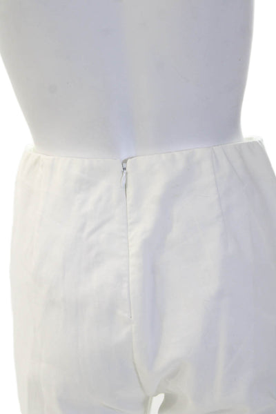 Rag & Bone Women White Ankle Dress Pants Cotton Zip Size 4