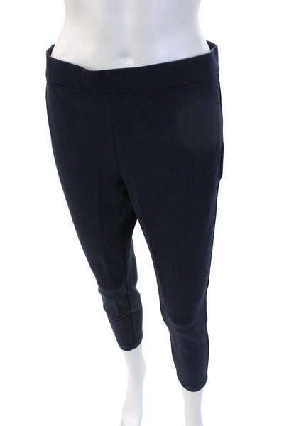 J Crew Women Ankle Cropped Dark Blue Pants Size PL