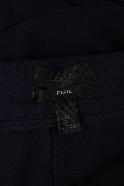 J Crew Women Ankle Cropped Dark Blue Pants Size PL
