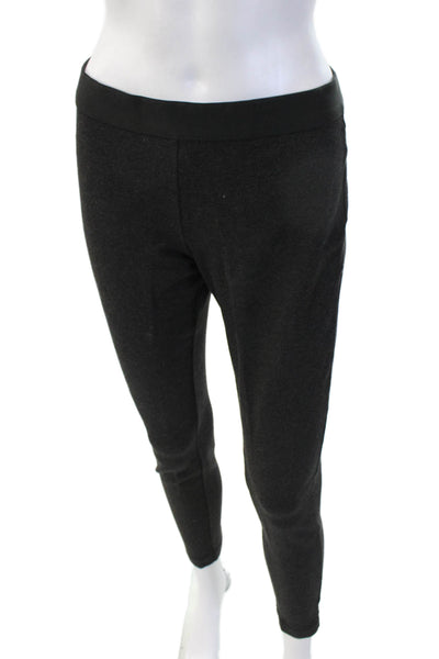 J Crew Women Dark Gray Ankle Jeggings Zip Closure Viscose Blend Size 8