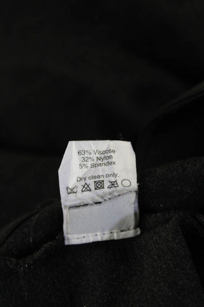 J Crew Women Dark Gray Ankle Jeggings Zip Closure Viscose Blend Size 8