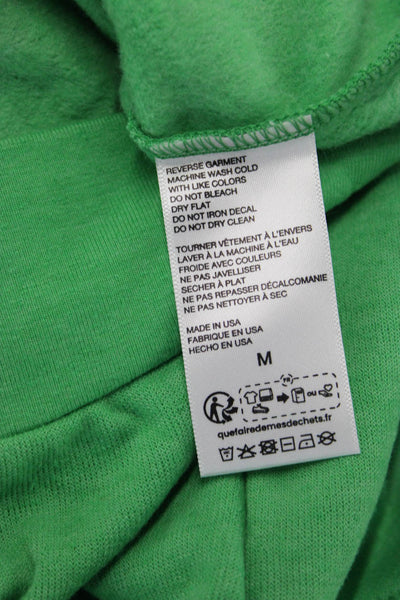 Midnight Rider Women Green Astro Graphic Pullover Sweatshirt Crewneck Size M