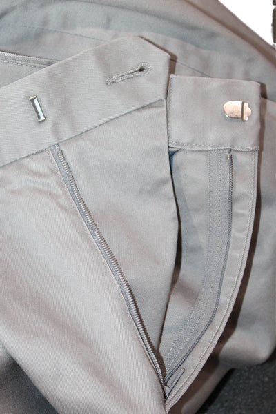 Bonobos Mens Cropped Chino Dress Pants Gray 30 Inseam Size 36