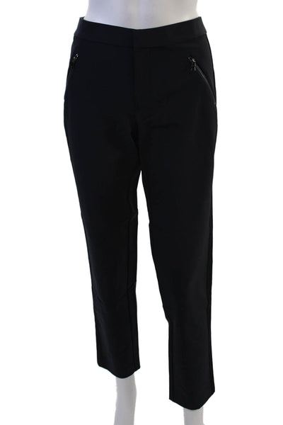 Rebecca Taylor Women Ankle Cropped Dress Pants Black Size 8