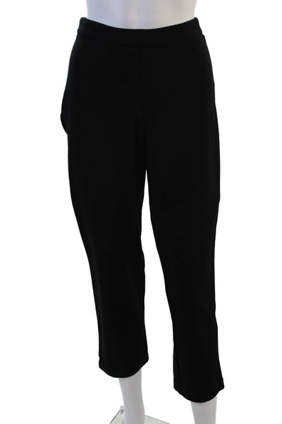 Rachel Zoe Womens Ankle Cropped Pants Black Size M
