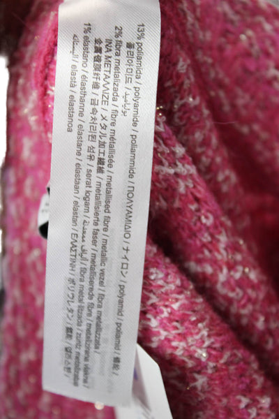 Zara Women A-Line Mini Skirt Pink Size S