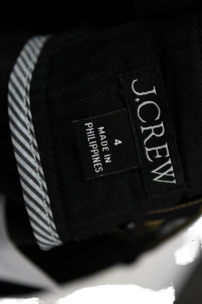 J Crew Women Mini Pencil Skirt Black Size 4