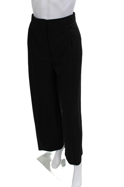 Zara Womens Dress Pants Black Button Size S