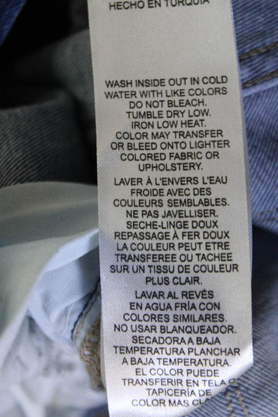 Frame Womens Flared High Rise Blue Jeans 34 Inseam Size 24