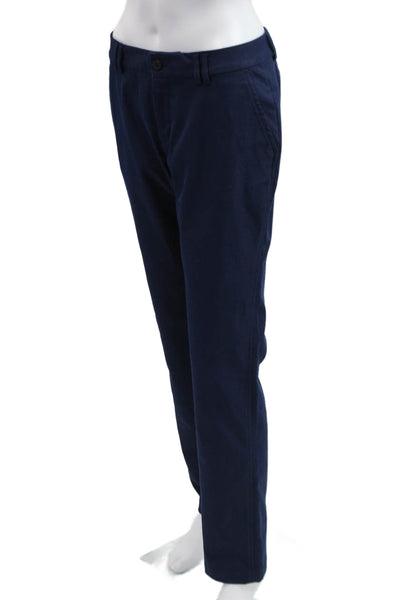 Kjus Unisex Dark Blue Chino Pants Polyester Button Size 40