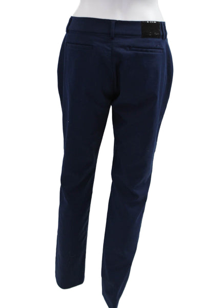 Kjus Unisex Dark Blue Chino Pants Polyester Button Size 40