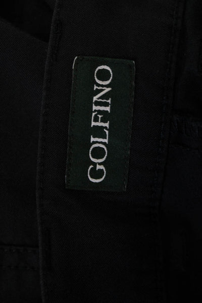 Golfino Unisex Cropped Ankle Striped Black Pants Size 8