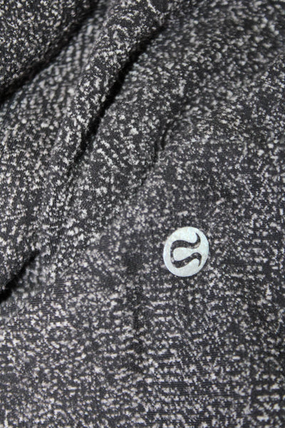 Lululemon Women Dark Gray Basic Long Sleeve T-Shirt Nylon Blend Size 10