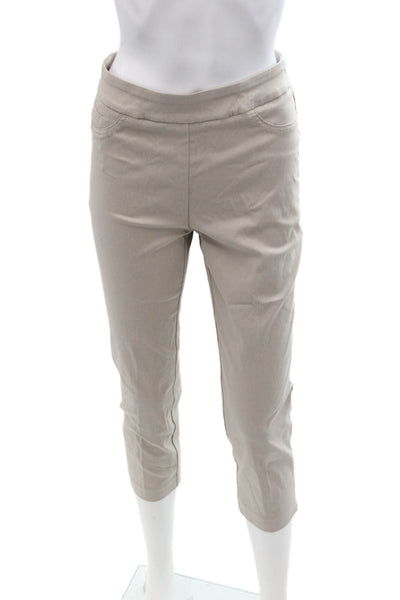 Renuar Women Capri Pants Beige Size 2