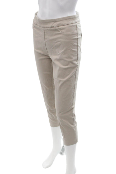 Renuar Women Capri Pants Beige Size 2