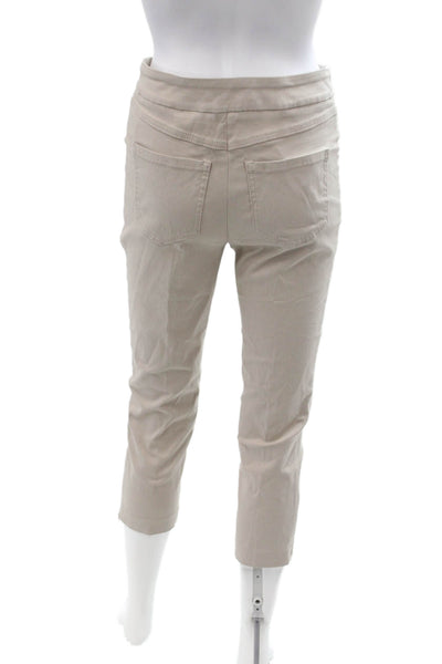 Renuar Women Capri Pants Beige Size 2