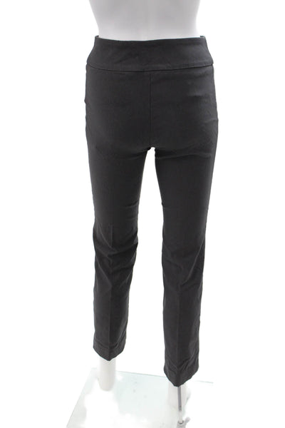 Lisette Womens Ankle Cropped Dress Pants Dark Gray Rayon Blend Size 2