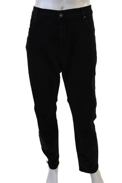 Arne Mens Straight Black Jeans Big & Tall Size 38