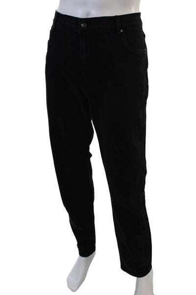 Arne Mens Straight Black Jeans Big & Tall Size 38