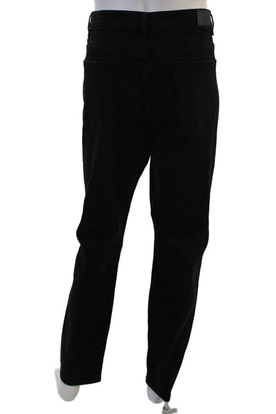 Arne Mens Straight Black Jeans Big & Tall Size 38