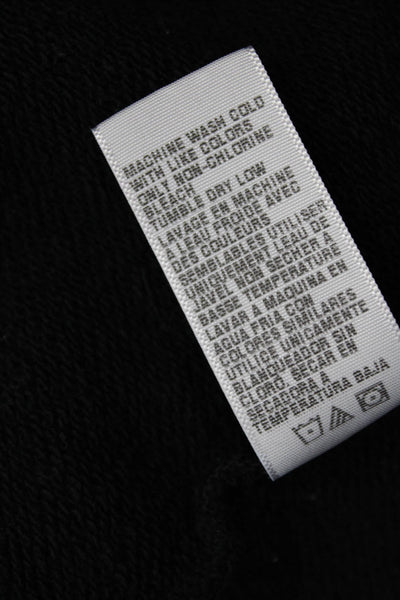 Standard James Perse Unisex Pullover Sweatshirt Black Cotton Size 2