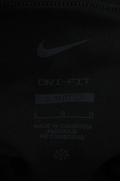 Nike Women Skort Black Solid Short 88% Polyester 12% Spandex Size L