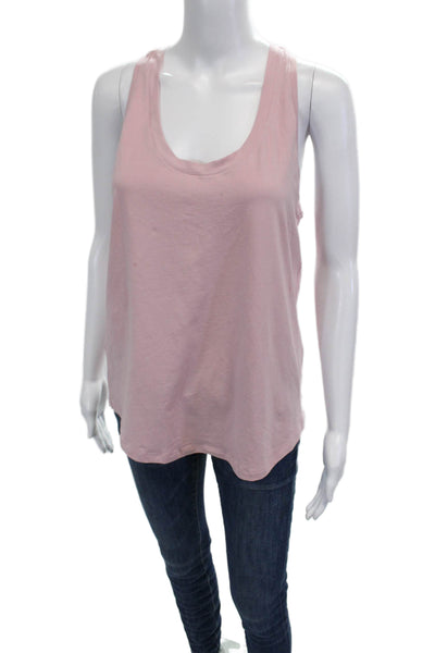 Lululemon Womens Basic Sleeveless Tank Pink Polyester Round Neck Size S