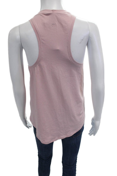 Lululemon Womens Basic Sleeveless Tank Pink Polyester Round Neck Size S