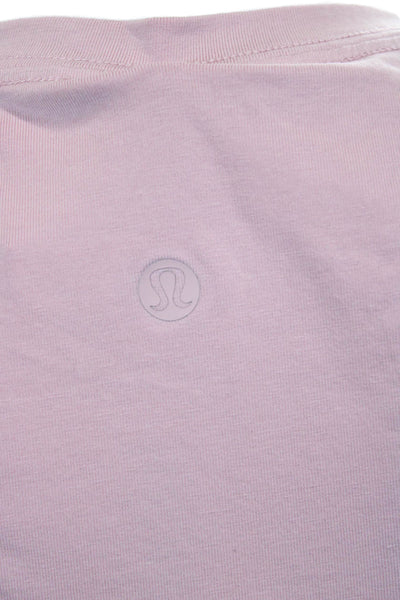 Lululemon Womens Basic Sleeveless Tank Pink Polyester Round Neck Size S