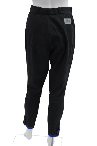 Georg Schumacher Unisex Ankle Black Cotton Blend Pants Button Size 6