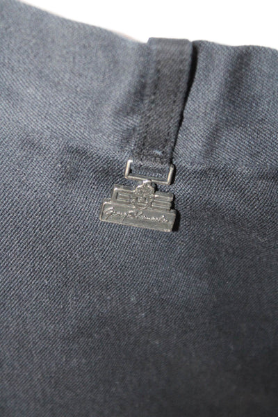 Georg Schumacher Unisex Ankle Black Cotton Blend Pants Button Size 6