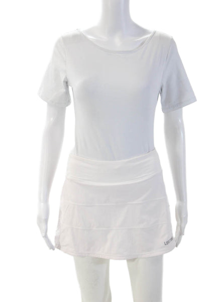 Lululemon Womens Mini Skort White Size 4