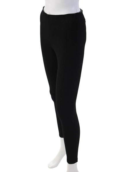 Zara Women Ankle Jegging Black Rayon Spandex Solid Classic Fall Size S