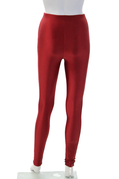Naked Wardrobe Womens Ankle Jeggings Red 80% Nylon 20% Spandex Size S