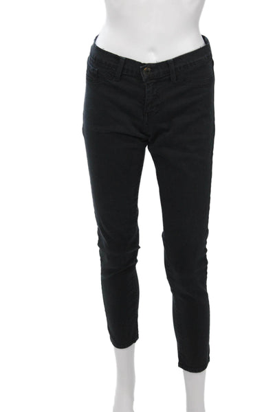 Flying Monkey Women Ankle Skinny High Rise Black Jeans Lyocell Cotton Size 29