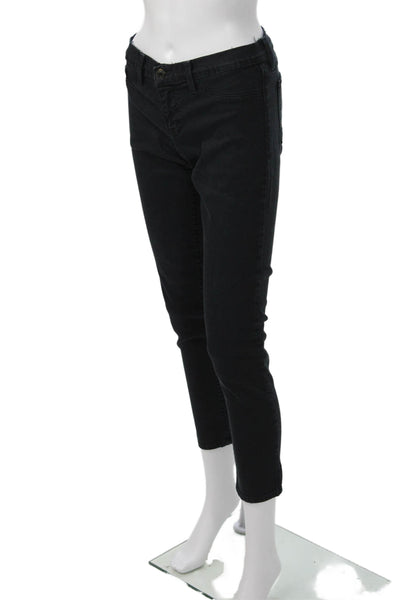 Flying Monkey Women Ankle Skinny High Rise Black Jeans Lyocell Cotton Size 29