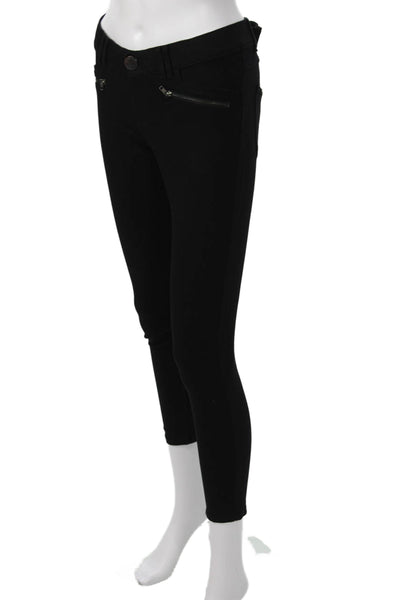 Democracy Womens Ankle Jegging Black High Rise Button Fly Size 4