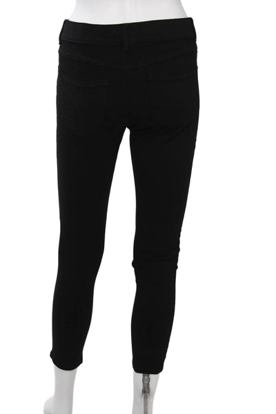 Democracy Womens Ankle Jegging Black High Rise Button Fly Size 4