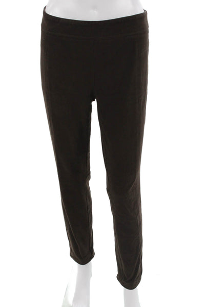Renuar Womens Ankle Pants Brown Petites Size 2
