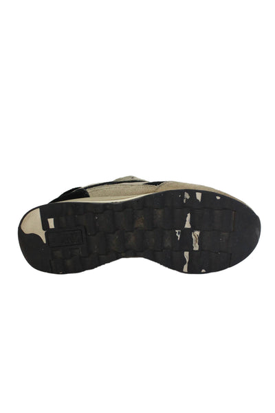 Zara Womens Slip On Pony Hair Suede Trim Low Top Sneakers Brown Black Size 39