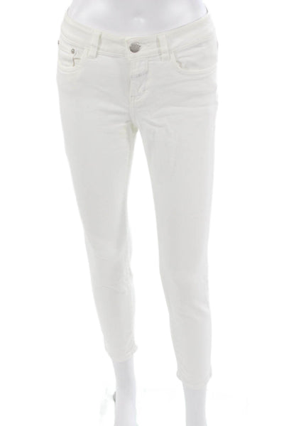 Closed Womens Denim Skinny Capris Jeans White Size 26